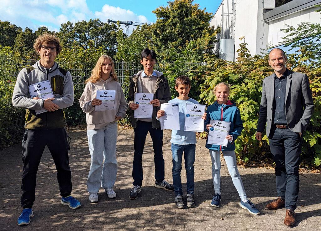 Stadtradeln: Schülerinnen und Schüler prämiert
