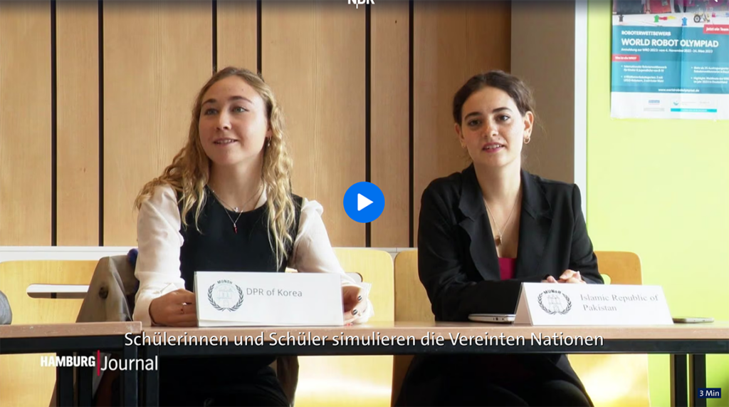 Der NDR berichtet über MUN